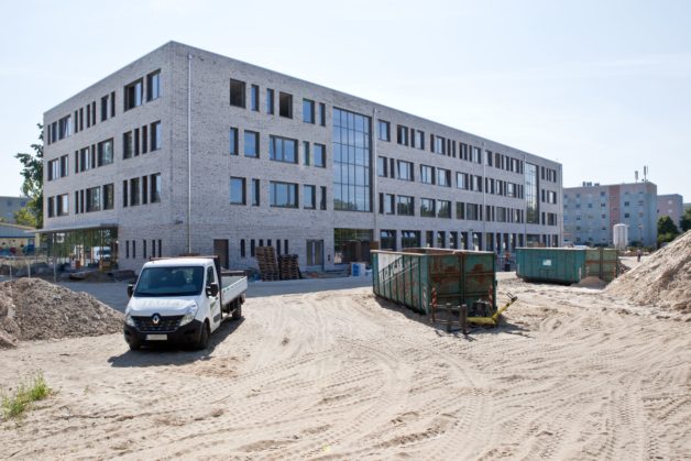Turnhalle Campus Gagarinstraße September 2018